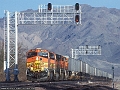 BNSF 4858 at Cadiz, CA in October 2002